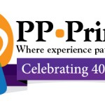 PPPrint Logo Celebrating 40 Years