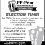 Port Perry Print Election Time Printing Offer